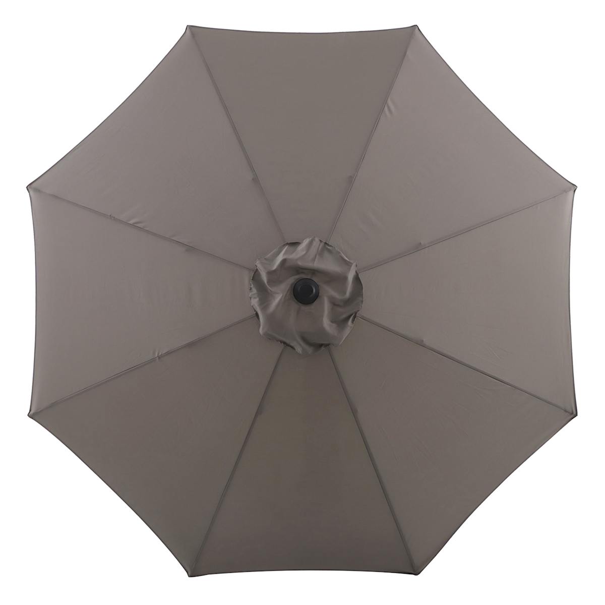 Charcoal Grey Crank Round Patio Umbrella, 11'