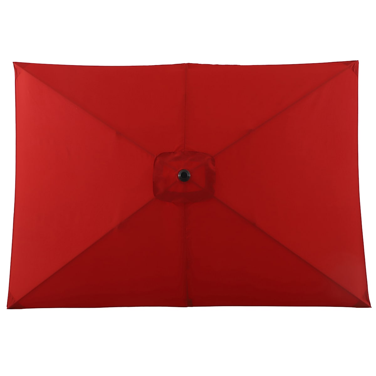 Cherry Crank Rectangle Patio Umbrella, 6.5x10ft