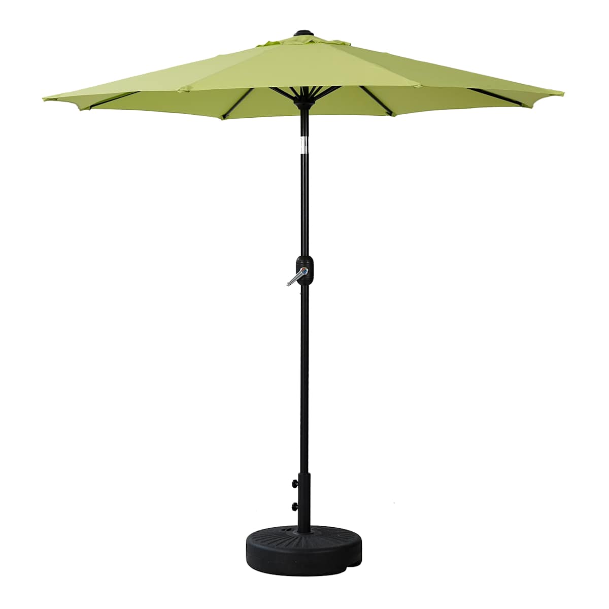 Grass Green Crank & Tilt Round Patio Umbrella, 7.5'