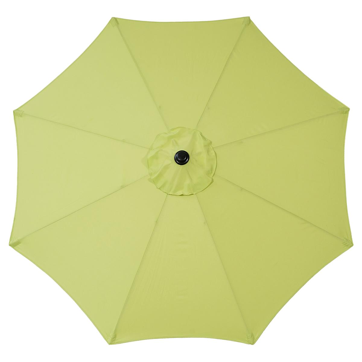 Grass Green Crank & Tilt Round Patio Umbrella, 7.5'