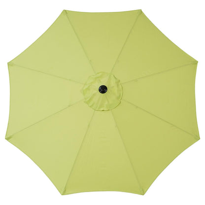 Grass Green Crank & Tilt Round Patio Umbrella, 7.5'