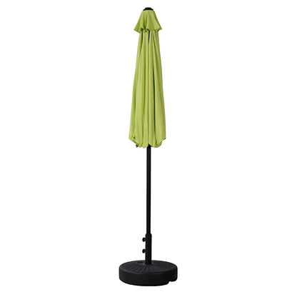 Grass Green Crank & Tilt Round Patio Umbrella, 7.5'