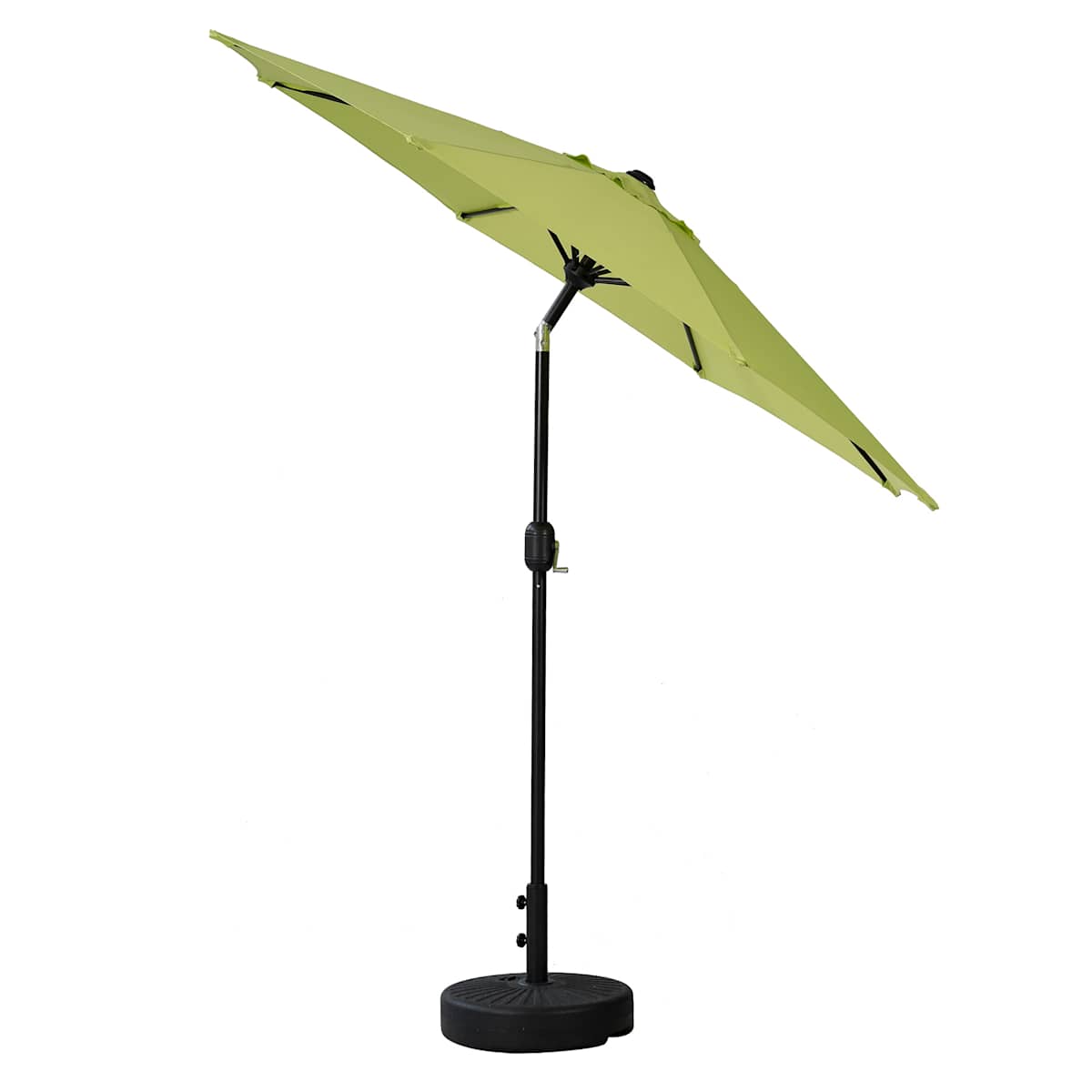 Grass Green Crank & Tilt Round Patio Umbrella, 7.5'