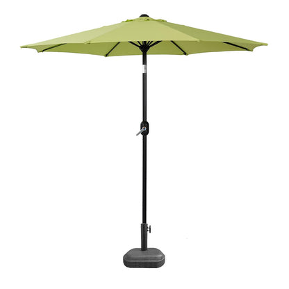 Grass Green Crank & Tilt Round Patio Umbrella, 7.5'