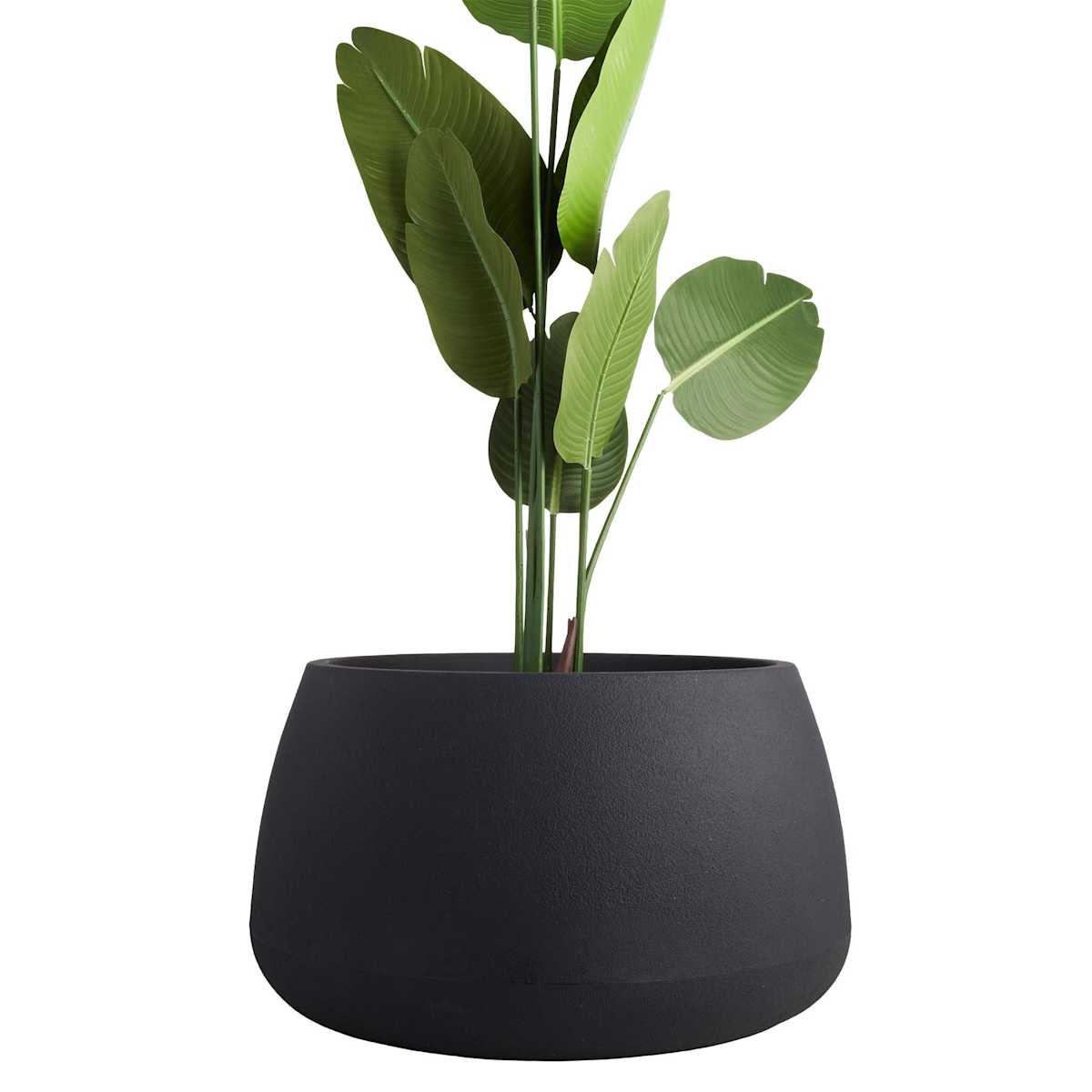 Japi Bios Black Outdoor Planter, Extra Large