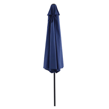 Navy Blue Crank Round Patio Umbrella, 11'