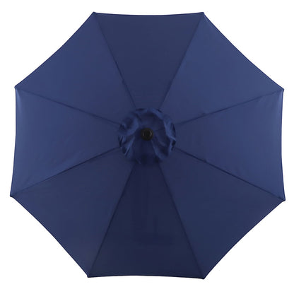 Navy Blue Crank Round Patio Umbrella, 11'